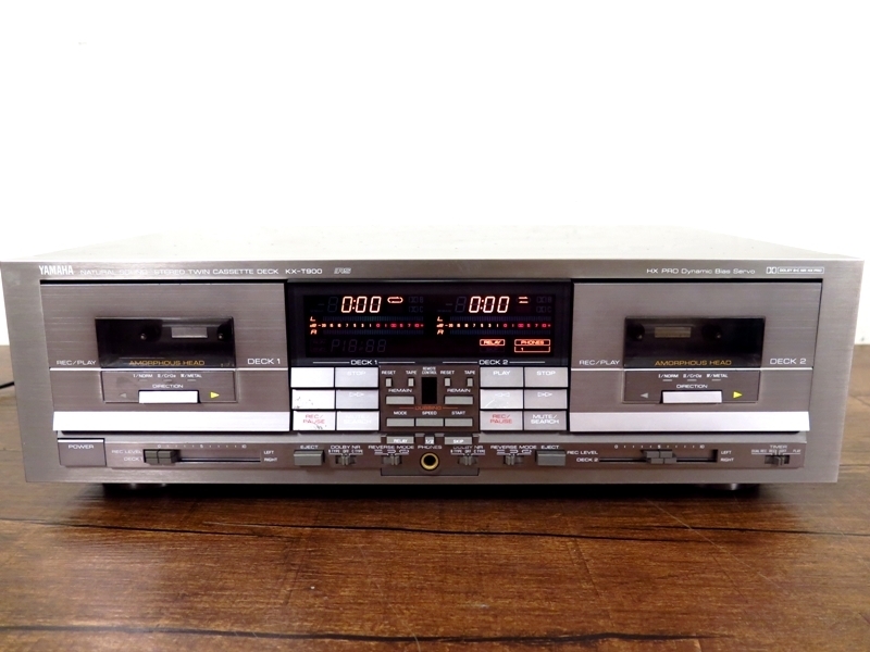 YAMAHA ヤマハ KX-T900 ダブルカセットデッキ ツインリバース s116