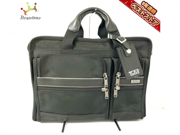 26012DL4 - トゥミ TUMI ビジネスバッグ TUMIナイロン×レザー 黒 2WAY