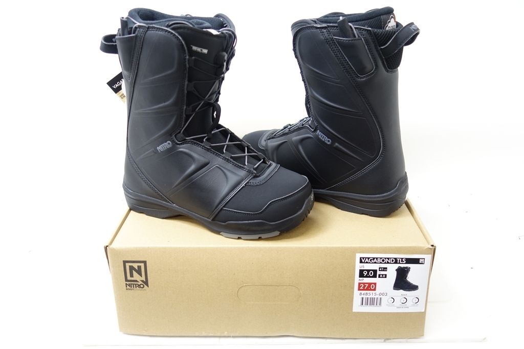 【本物保証，新作登場】 スノーボード 2019-2020年モデル NITRO/ナイトロ VAGABOND TLSモデル/BLACK 27cm #1(27.0cm)｜売買されたオークション情報、yahooの商品情報をアーカイブ公開 - オークファン ソフトブーツ
