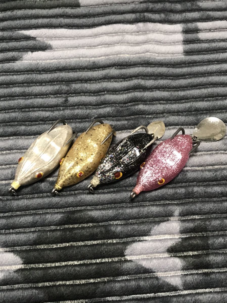 雷魚に スナッグプルーフ？ キャスティングオリジナルNSP 4匹