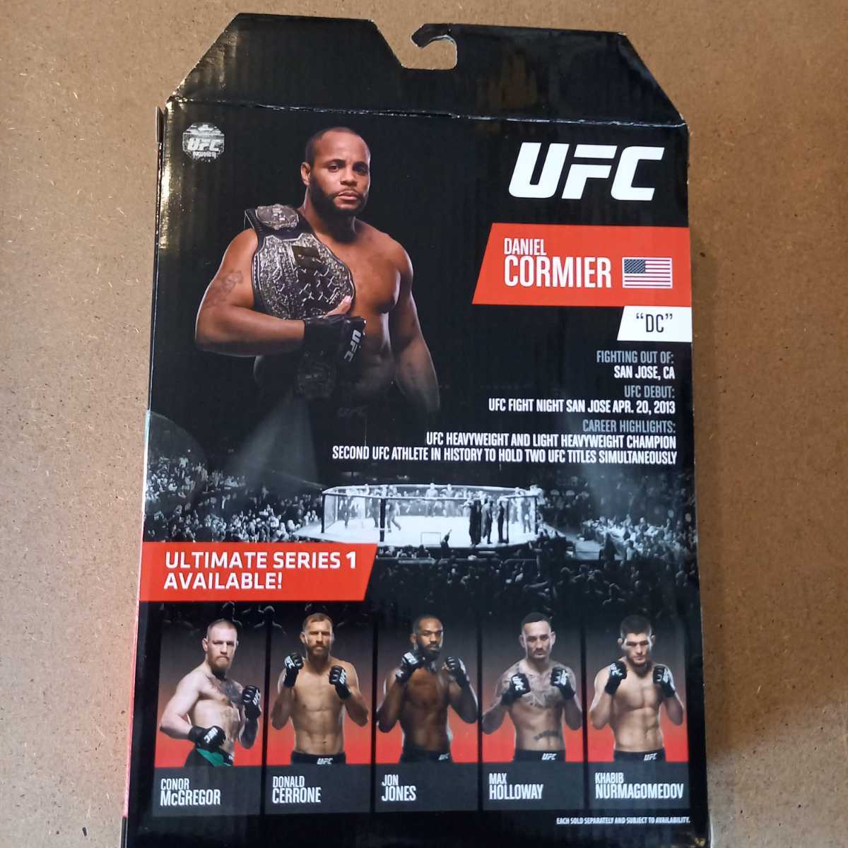【新品未開封】　UFC ダニエル・コーミエ　DC Daniel Cormier フィギュア　ライトヘビー級　ヘビー級　王者　可動域すごいです！　リアル