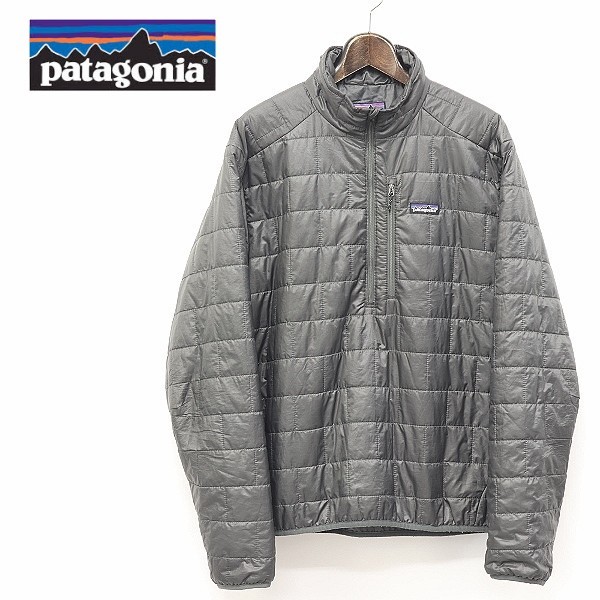 100%新品，正規品 patagonia/パタゴニア 84020 Nano Puff P/O ナノ パフ ハーフジップ 中綿 プルオーバー チャコールグレー L(Lサイズ)｜売買されたオークション情報、yahooの商品情報をアーカイブ公開 - オークファン 男性用