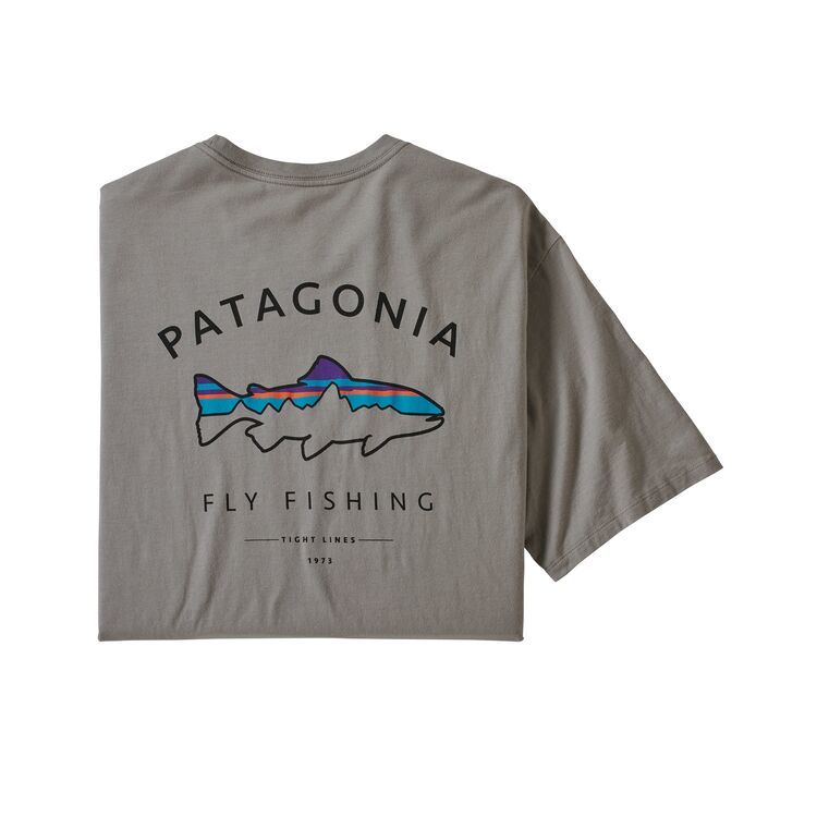 爆買い，限定SALE パタゴニアメンズ フレームド フィッツロイ トラウト オーガニック Tシャツ ＦＥＡ Ｍ(半袖Tシャツ)｜売買されたオークション情報、yahooの商品情報をアーカイブ公開 - オークファン 男性用