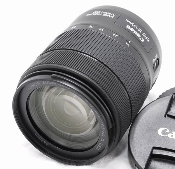 【新品級の超美品】Canon キヤノン EF-S 18-135mm F3.5-5.6 IS USM IS F3.5-5.6 EF-S 極上品☆Canon APS-C対応標準ズームレンズ 0