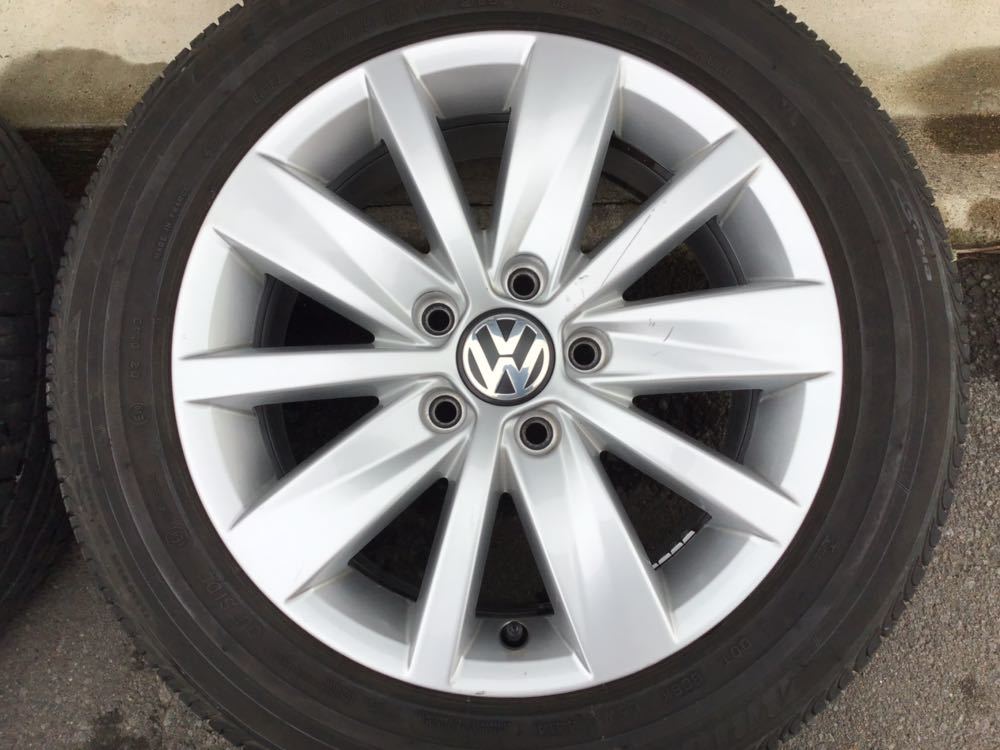 ☆VW 純正ホイール タイヤ付き 16インチ 4本 中古品 ゴルフ パサート 