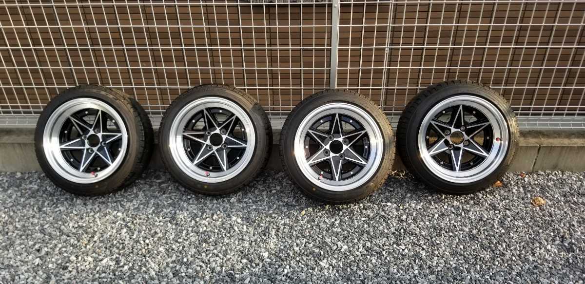 14インチ ハロースペシャル エイトシックス 7J 4本 中古 - オフセット0 