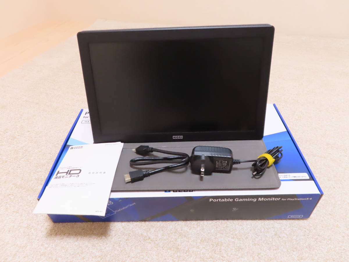 HORI ホリ Portable Gaming Monitor PS4 ポータブルモニター 15.6インチ