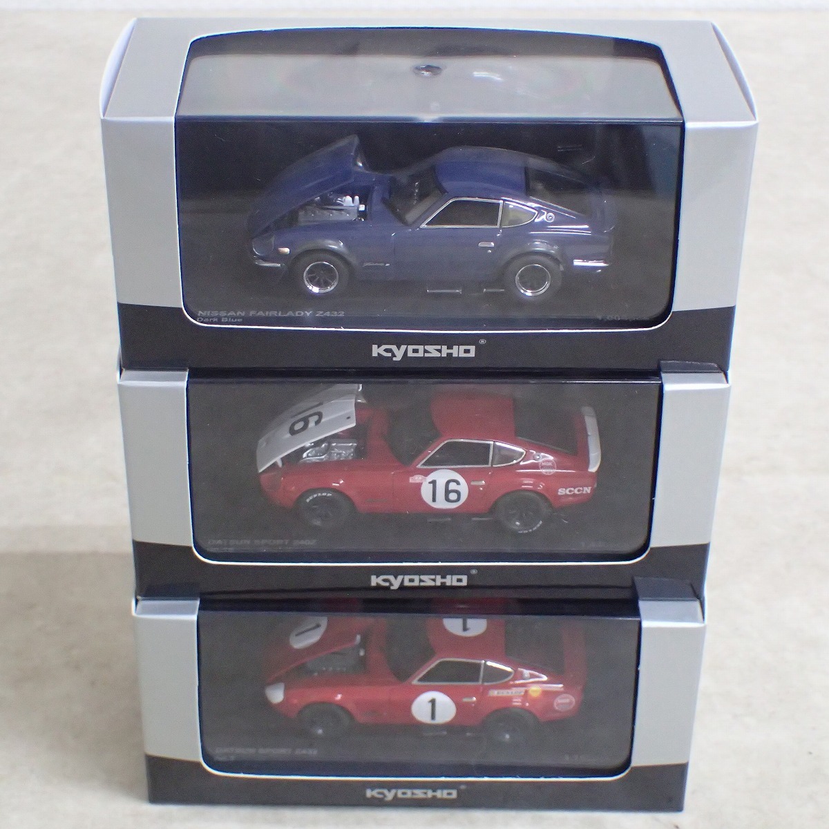 おもちゃ 京商1/43フェアレディ240Z 432Z ミニカー 3台 セット