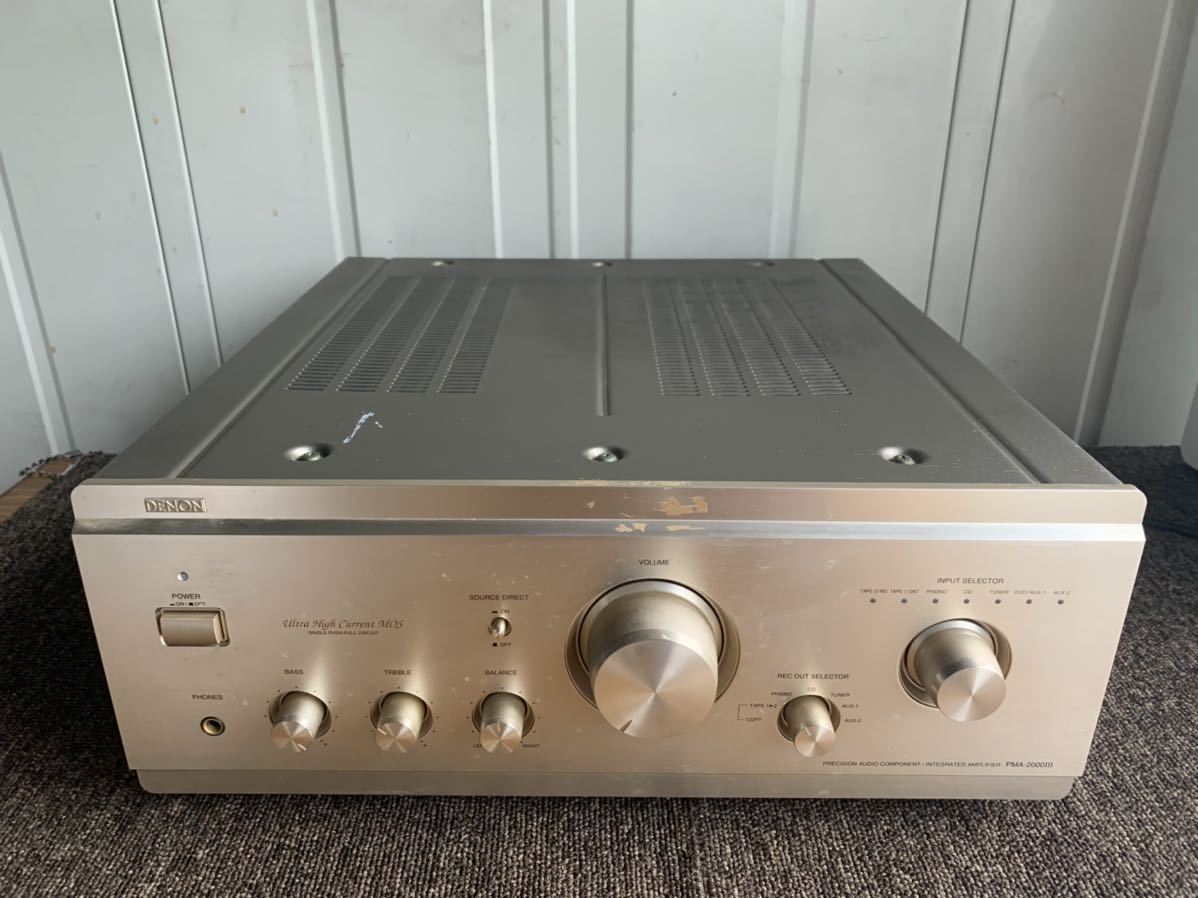DENON PMA-2000 IIIプリメインアンプ NO：1021501897通電確認済み