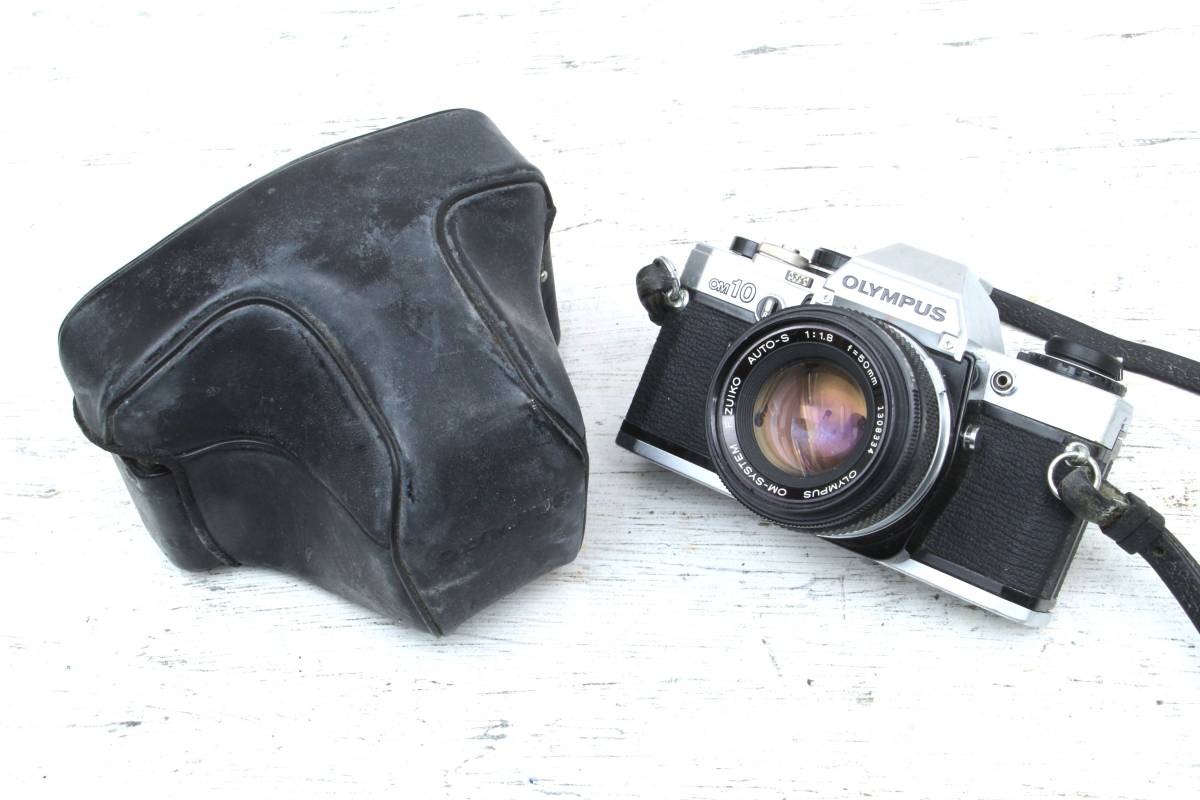 正規品 OLYMPUS オリンパス 一眼レフカメラ OM10 ケース・ストラップ付