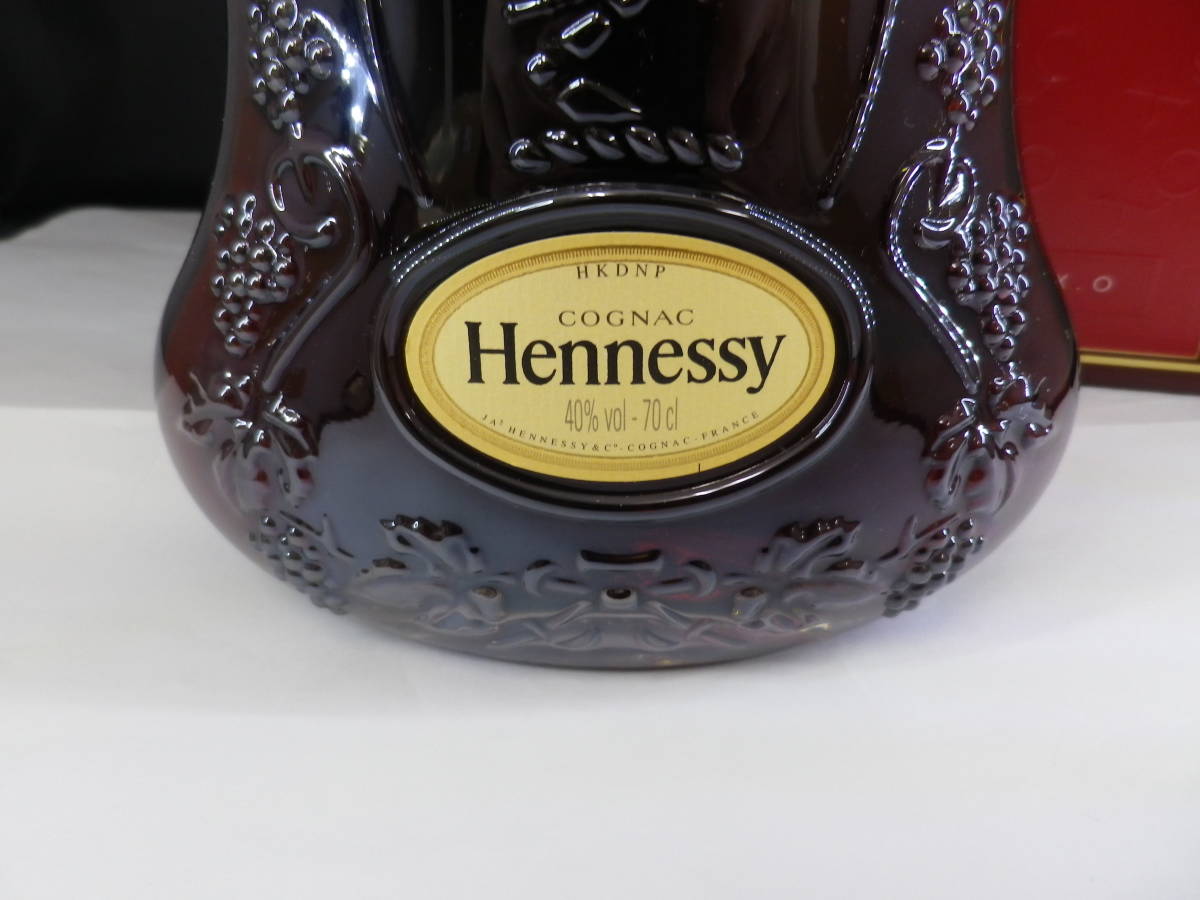 【42754】ヘネシー XO 金キャップ クリアボトル ブランデー 700ml 外箱付 Hennessy 酒 未開栓