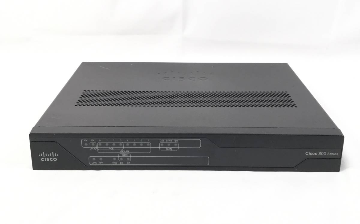  S92010-F-04-② CISCO C891FJ-K9 V02 1点 通電OK(ルーター)｜売買されたオークション情報、yahooの商品情報をアーカイブ公開 - オークファン ルーター