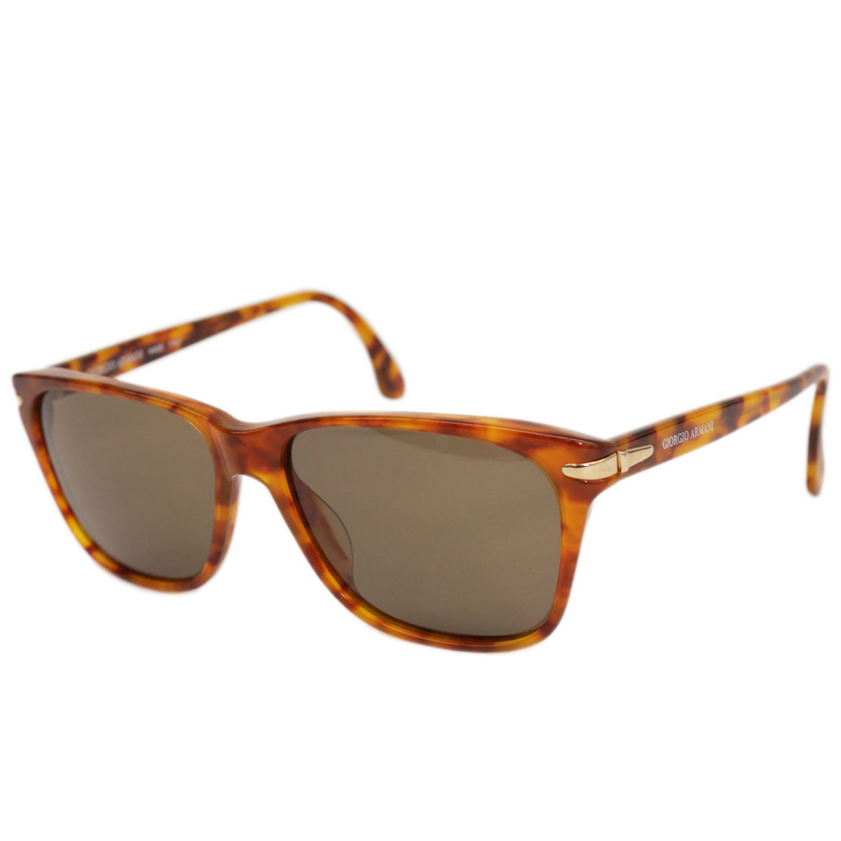 赤字超特価，定番 GIORGIO ARMANI ジョルジオアルマーニ べっ甲柄サングラス brown /茶/ブラウン/カラーレンズ/メンズ/服飾小物(サングラス)｜売買されたオークション情報、yahooの商品情報をアーカイブ公開 - オー 服飾小物
