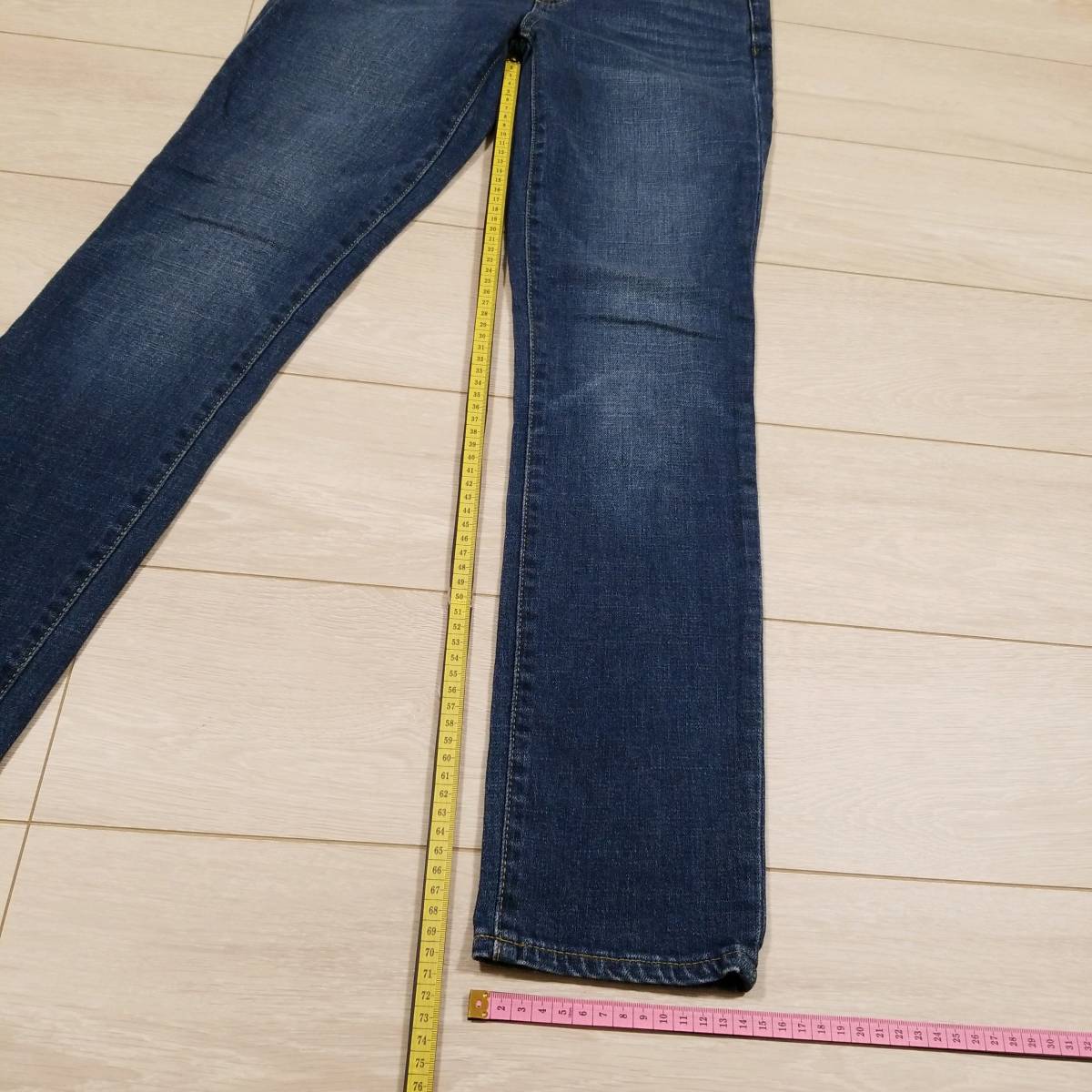 L8 Gap ギャップ Real Straight ストレート 25 Regular レディース ストレッチ デニム ジーンズ スリム インディゴ 青系 ボトムス ボトムス 売買されたオークション情報 Yahooの商品情報をアーカイブ公開 オークファン Aucfan Com