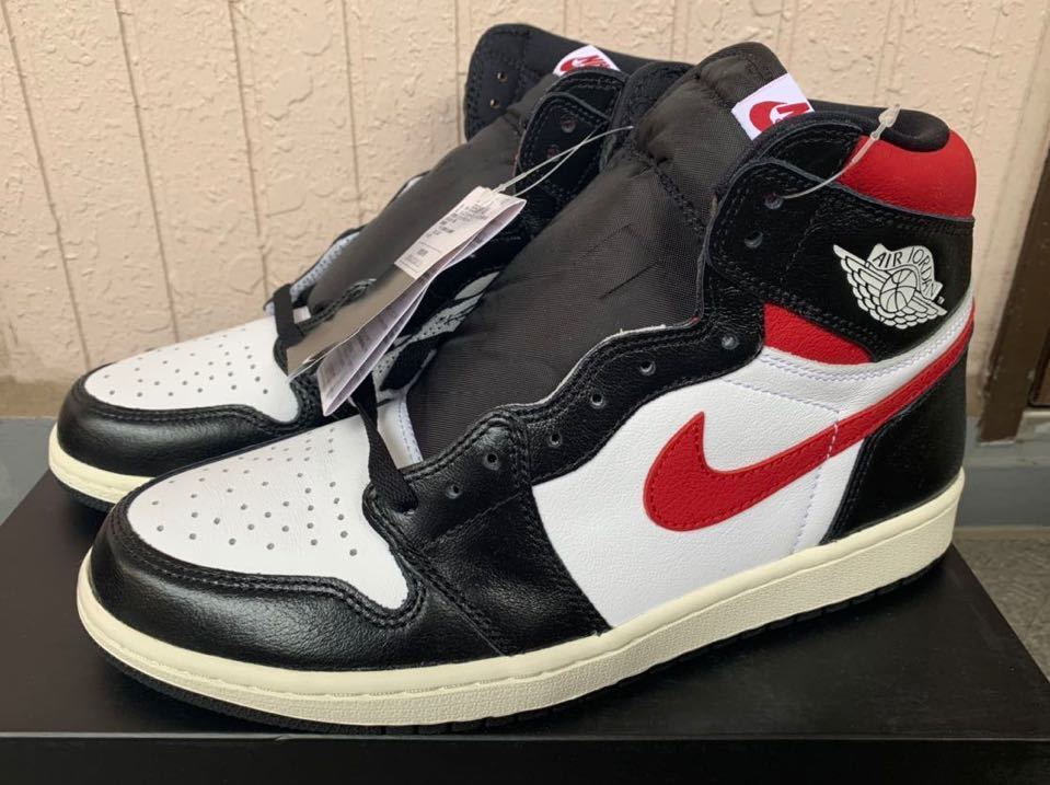 本物保証，セール NIKE AIR JORDAN 1 RETRO HIGH OG BLACK WHITE SAIL GYM RED 28.0cm ナイキ ジムレッド 黒タグ付(28.0cm)｜売買されたオークション情報、yahooの商品情報をアーカイブ公開 - オークファン 28.0cm