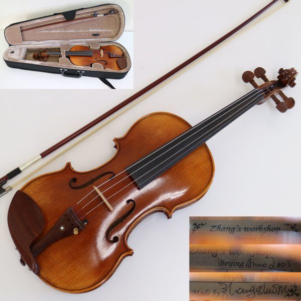 Zhang's workshop Zhang Shu Mei　安修明 バイオリン 弓付き 4/4_1