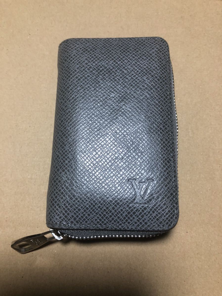 ルイ・ヴィトン LOUIS VUITTON タイガ ジッピー コインパース グラシエ