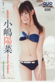 小嶋陽菜 AKB48 クオカード500 ヤングマガジン 抽プレ(クオカード