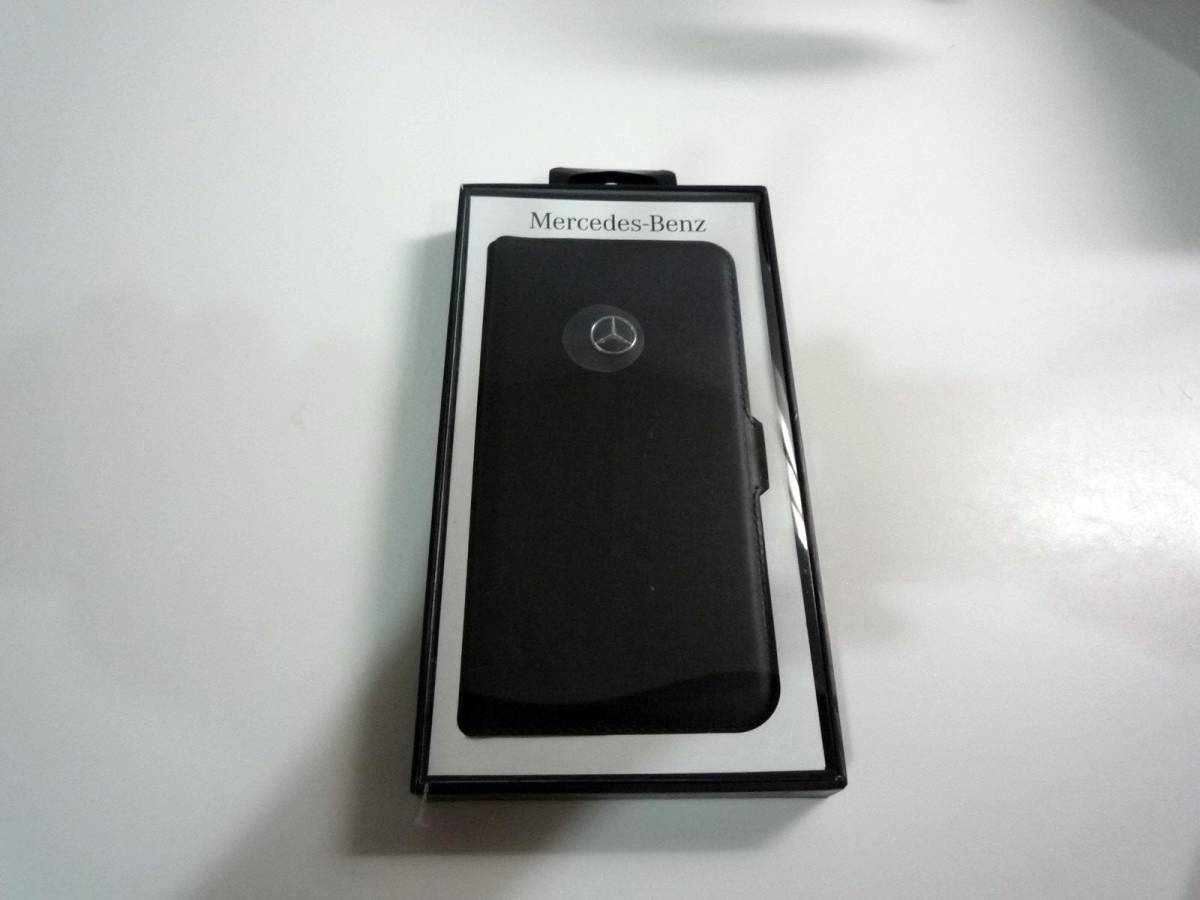 【Mercedes-Benz Collection】 iPhone 7/6/6s Plus用 本革ケース ブラックステッチ　未使用品_1