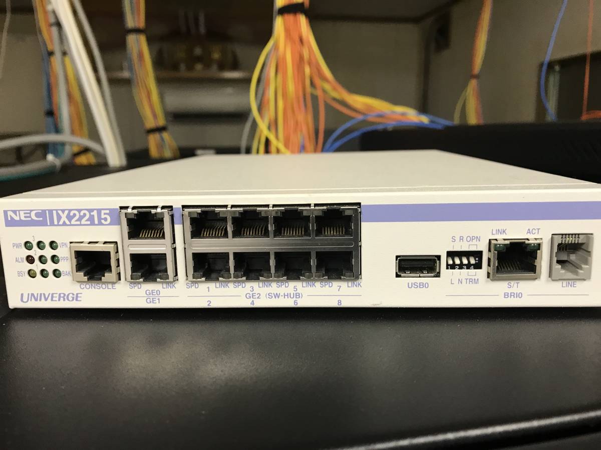 オンライン激安 【最新ファームウェア10.3.13搭載】NEC IX2215ルーター