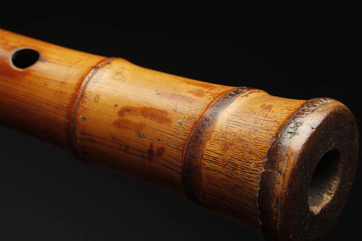 尺八 琴古流 胡蝶 約55cm 古楽器 和楽器 / 80 (005960D) 和楽器 尺八