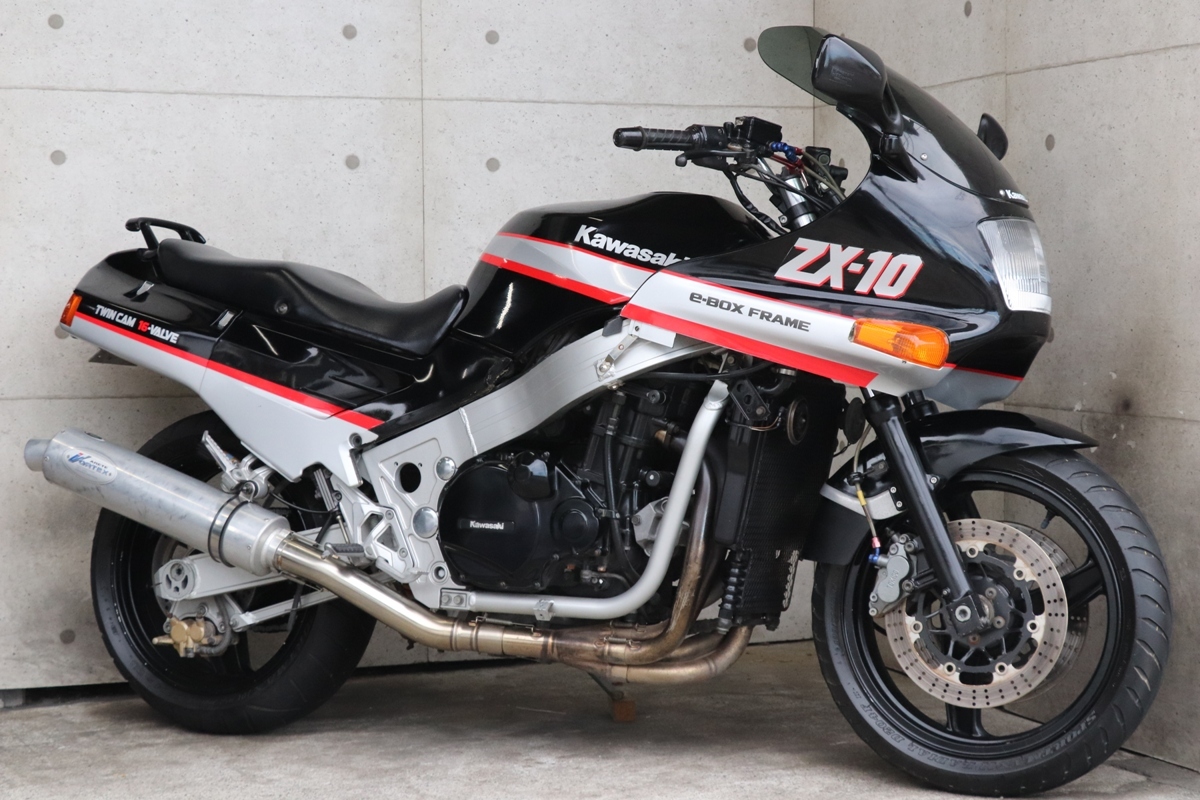 横浜 Kawasaki ZX-10 昭和63年 旧車 オーリンズ ワイドホイール