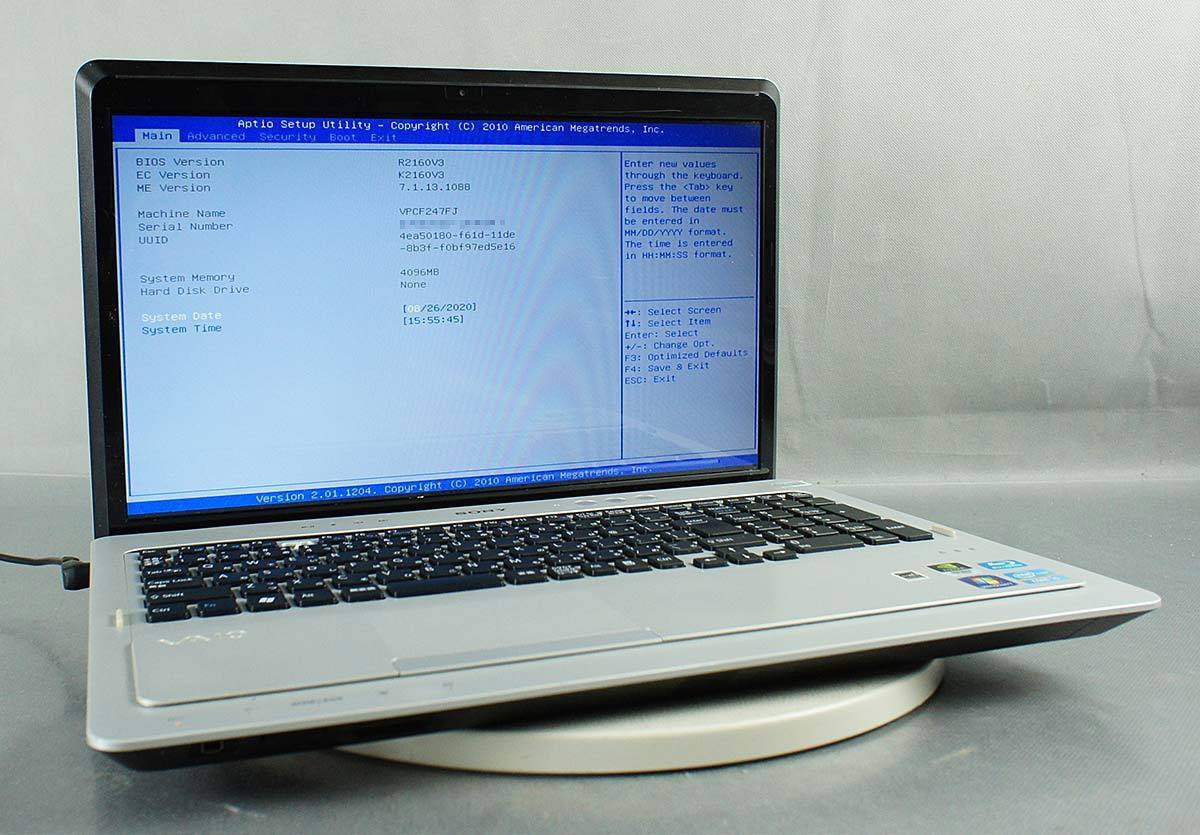 16.4インチ OS無し訳あり SONY VAIO Fシリーズ VPCF247FJ/Core i5 2450M/メモリ4GB/HDD無/Windows ノート PC ソニー S091707