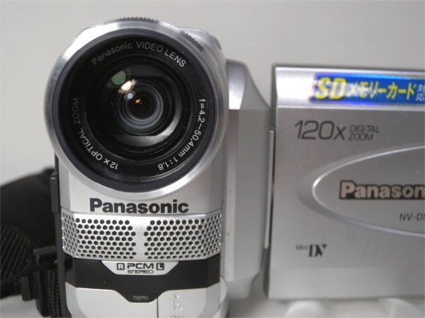 ☆Panasonic miniDV NV-DS88K 少々難あり☆ ミニDVテープ 再生・ダビングに