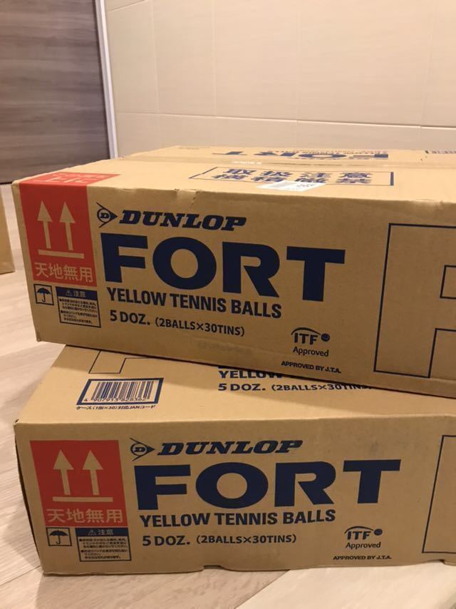 最新作，得価 ダンロップフォート DUNLOP FORT 30缶60球 x 2箱 テニスボール(硬式用)｜売買されたオークション情報、yahooの商品情報をアーカイブ公開 - オークファン 硬式用