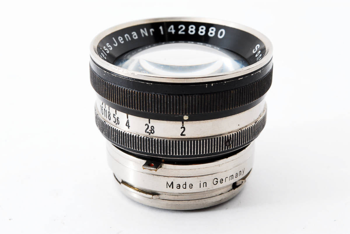 ◇超レア◇希少美品◇ Carl Zeiss Jena Sonnar ゾナー 5cm f2 ( 50mm 
