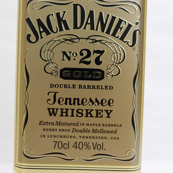 ★JACK DANIEL'S（ジャックダニエル）No.27 ゴールド ダブルバレル 40％ 700ml K20I010005 No.27 Jack ゴールド プレゼント 贈答 ダニエル蒸留所