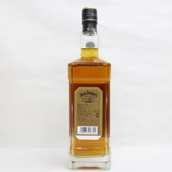 ★JACK DANIEL'S（ジャックダニエル）No.27 ゴールド ダブルバレル 40％ 700ml K20I010005 No.27 Jack ゴールド プレゼント 贈答 ダニエル蒸留所