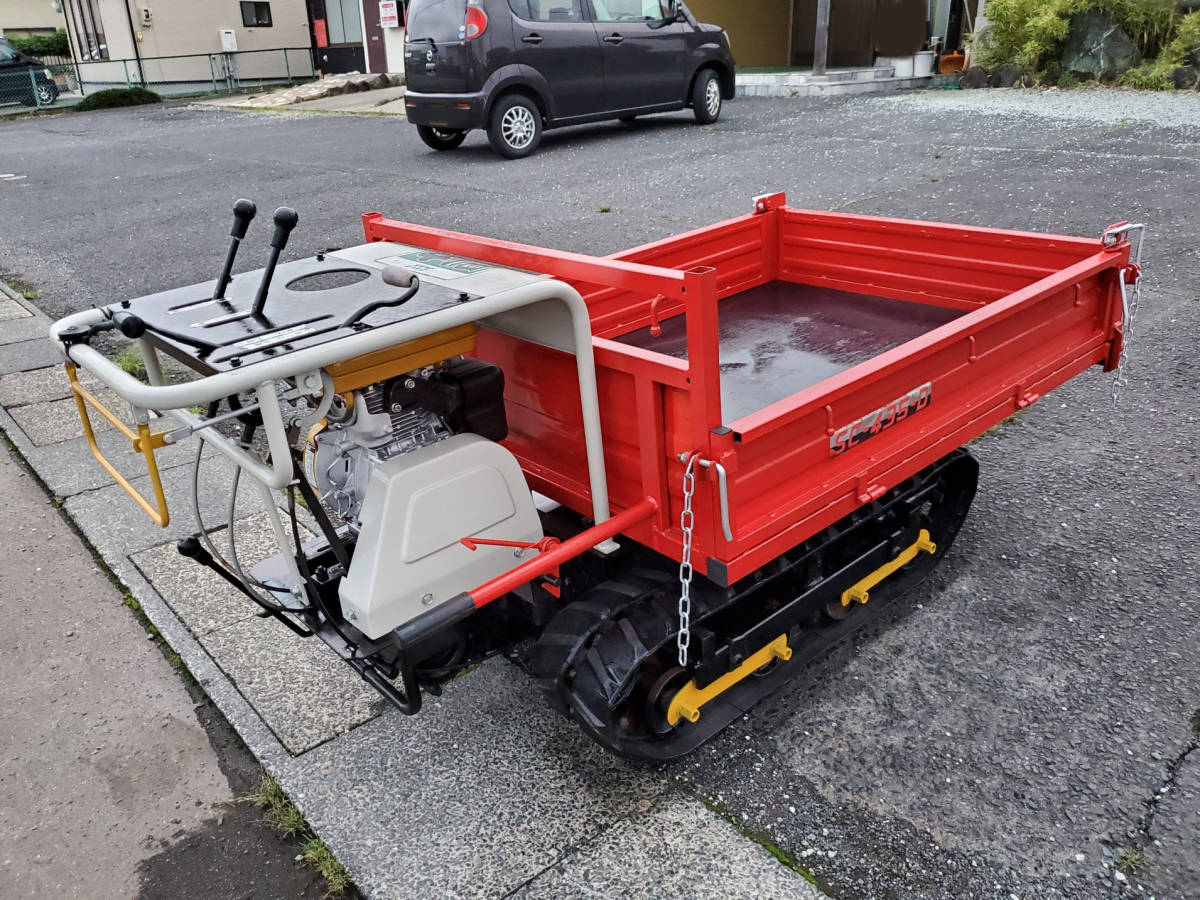 宮城発 サンケー クローラー運搬車 SC-435-D 手動ダンプ式 500kg積み 