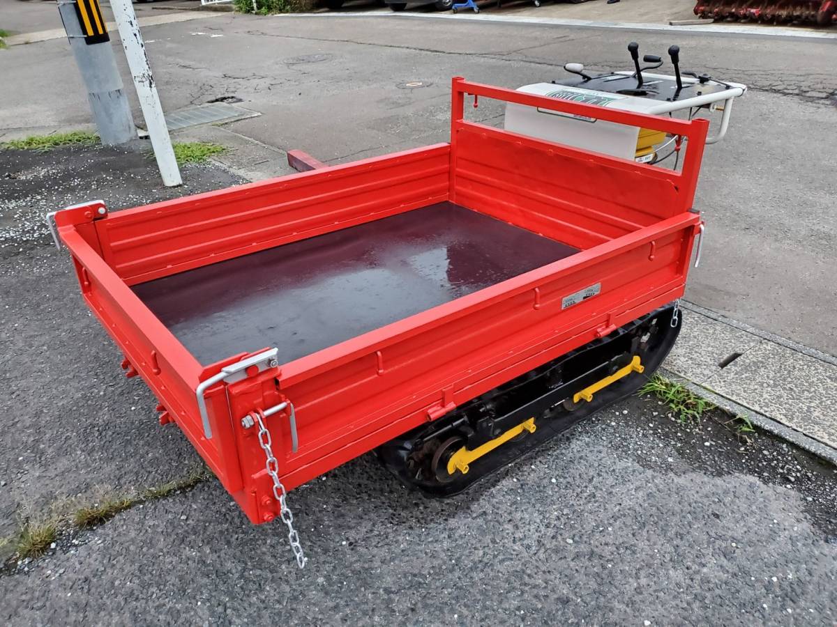 宮城発】サンケー クローラー運搬車 SC-435-D （手動ダンプ式・500kg