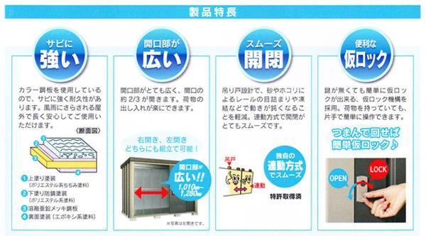 in | Outdoor Japan, Made Sankin SK8-100 - E SK8, エスケーエイト 一般型 Storage, サンキン物置sk8－100の通販 に生まれ変わりました 日本戶外防水儲物櫃|