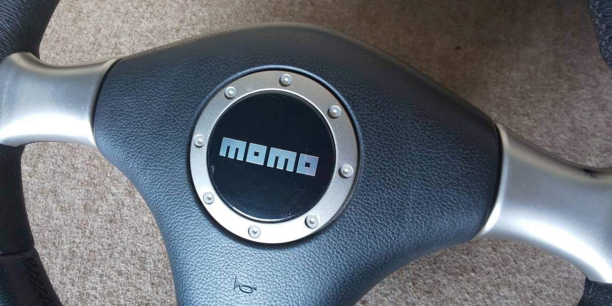 ミラアヴィ L250S momo ステアリング インフレータなし No.146 L250S MOMO ☆ 木目調 純正 ミラ(烏蛇