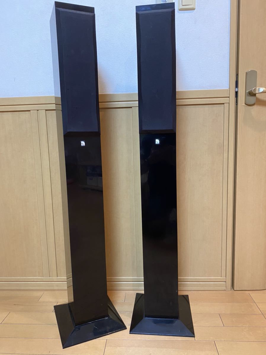 ☆ KEF R300 speaker ペア Black （ピアノブラック） 中古 動作品