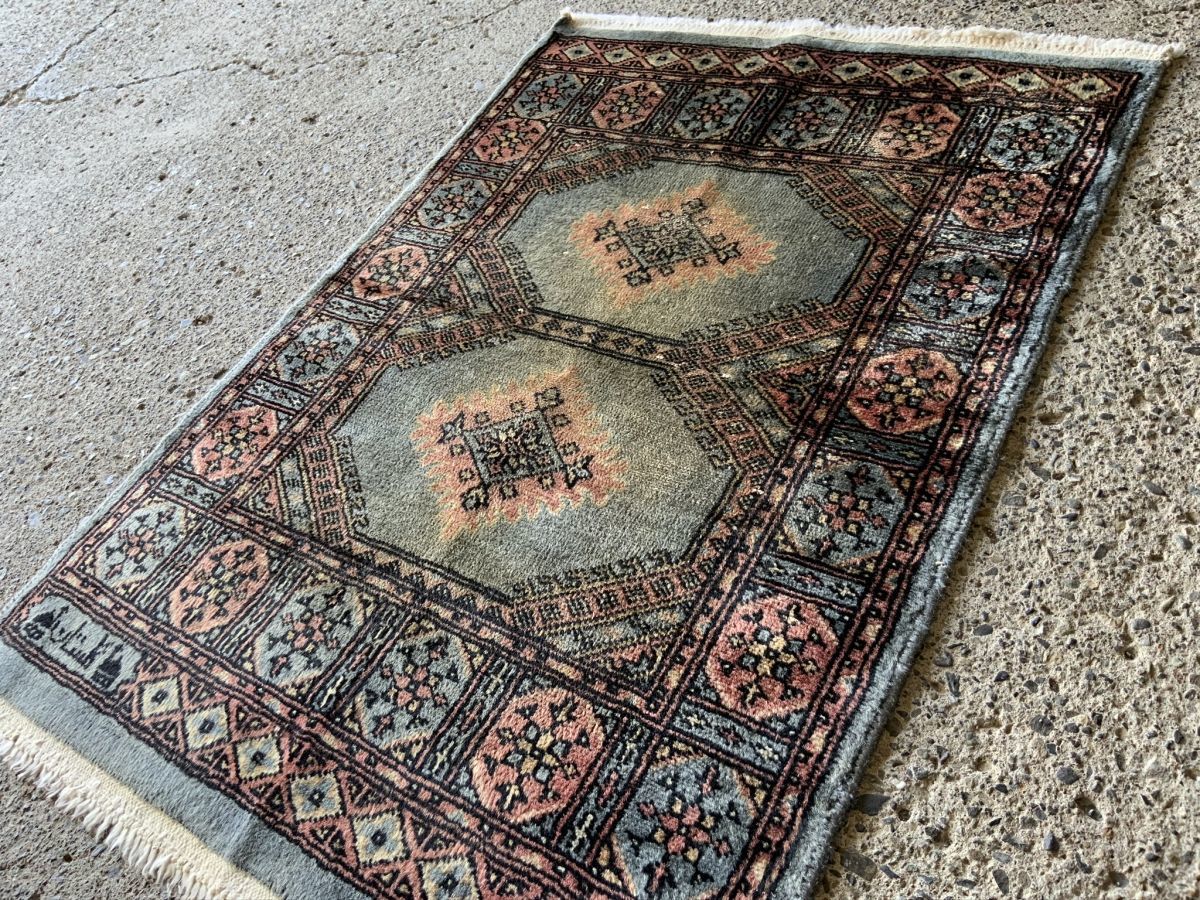  88&times;64cm パキスタン ラホール産 絨毯 ラグ アンティーク家具 マジック カーペット 03ACSRS200908005C(カーペット一般)｜売買されたオークション情報、yahooの商品情報をアーカイブ公開 - オーク カーペット一般