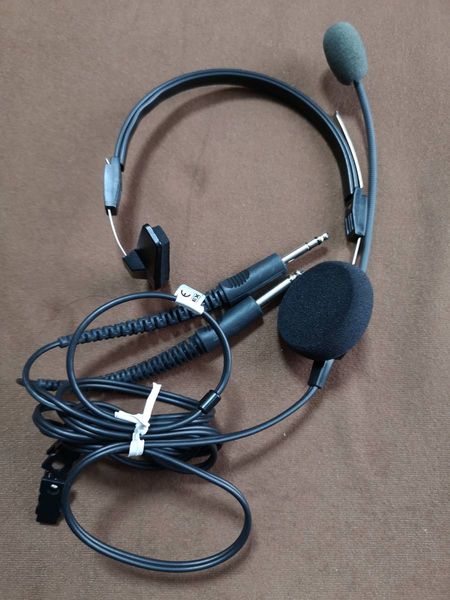 中古】航空用ヘッドセット TELEX Airman 750 Single Sided Headset