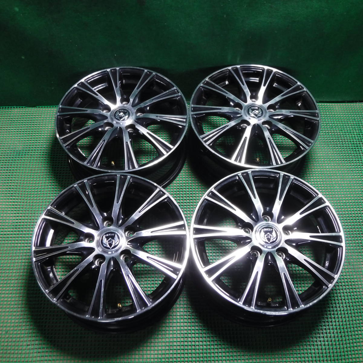 ◇Weds RiZLEY 15インチ ブラポリ 15x6J+53 PCD114.3 5穴 ストリーム
