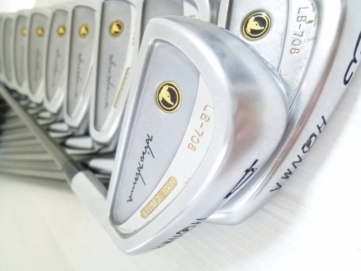 LB-708 ホンマ 4星 NEW H&amp;F スポーツ別 定価148万円！ - HONMA 最高級 Yahoo!オークション 2026年最新Yahoo!オークション の落札相場 (男性右きき用) 「lb-708」アイアン 「lb-708」の落札相場・落札価格