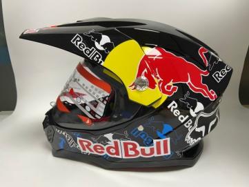 レッドブル Racing フルフェイスヘルメット 2019新作 艶あり黒