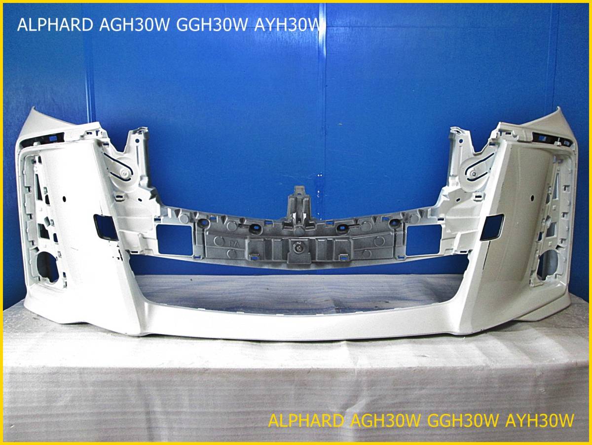 トヨタ AGH30W GGH30W アルファード 後期 純正 フロントバンパー 52119