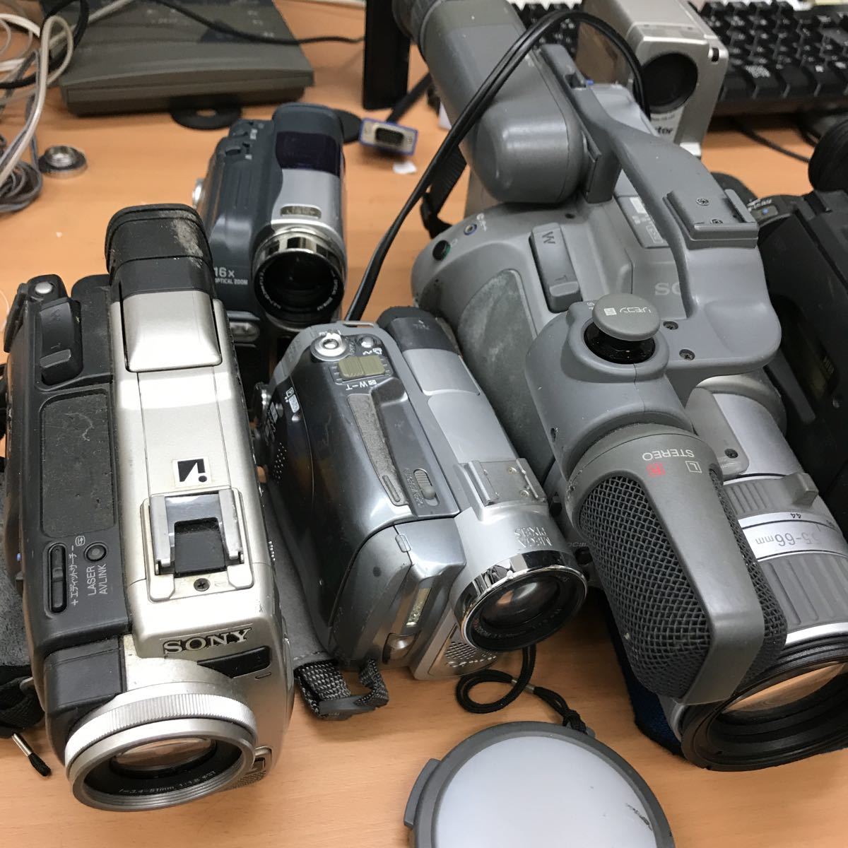 ジャンク ビデオカメラ SONY Panasonic Canon他 10台まとめ ・デジタル