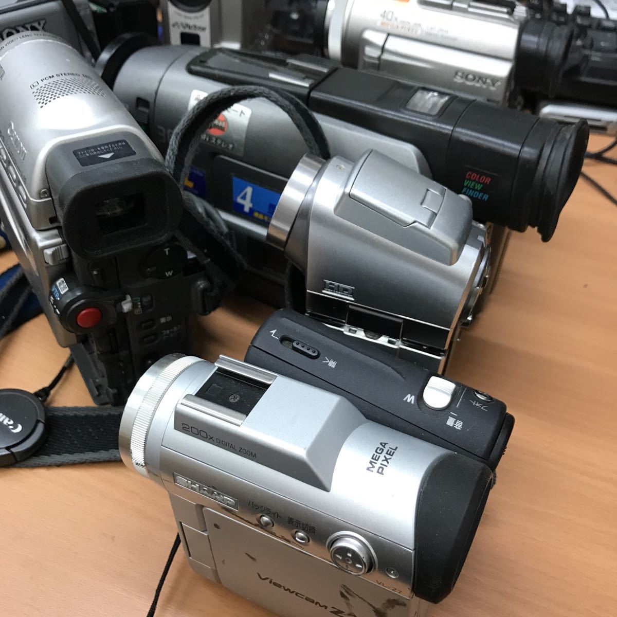 ジャンク ビデオカメラ SONY Panasonic Canon他 10台まとめ ・デジタル