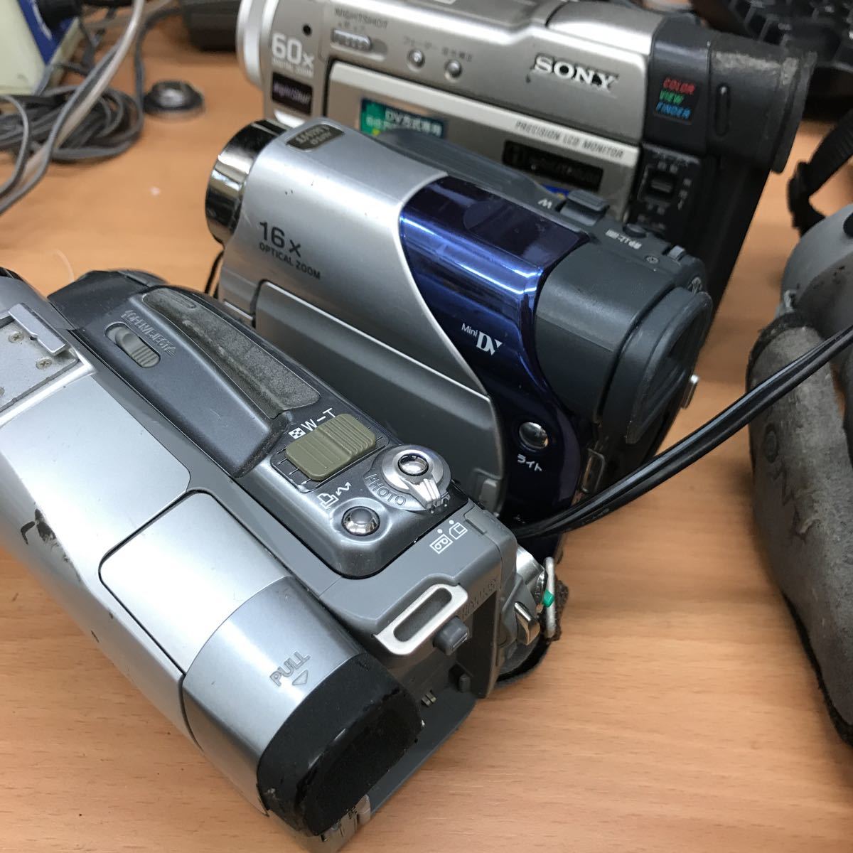 ジャンク ビデオカメラ SONY Panasonic Canon他 10台まとめ ・デジタル