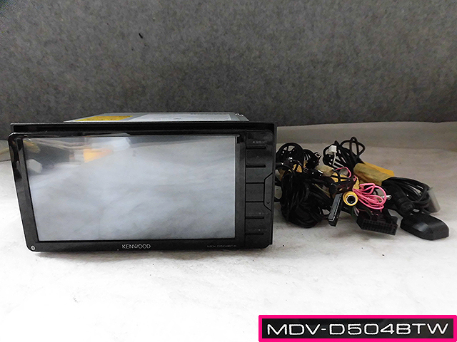 ケンウッド KENWOOD MDV-D504BTW 彩速ナビ ナビ MDV-D504BT メモリー
