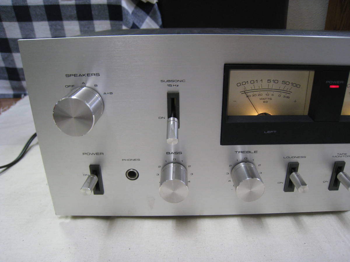 パイオニア プリメインアンプ SA-7600Ⅱ 動作確認 美品です Pioneer