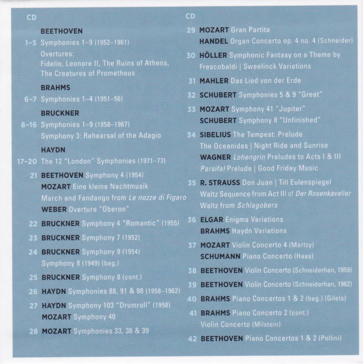 ★新品未開封★オイゲン・ヨッフム★DG録音全集 Vol.1★42CD★廃盤★_4