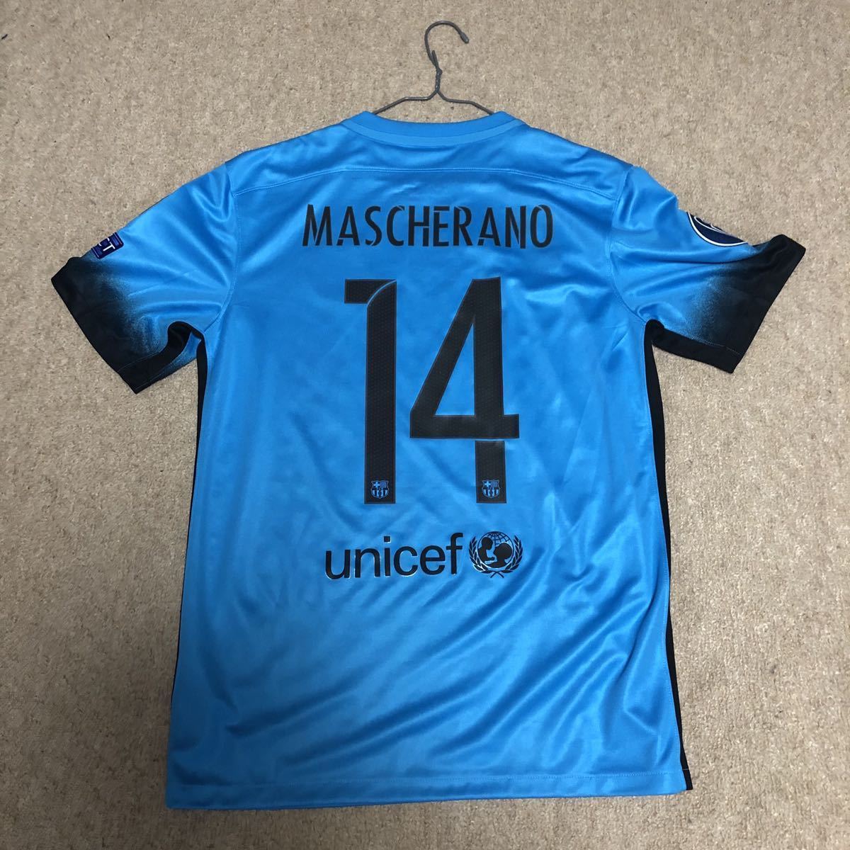 NIKE FCバルセロナ マスチェラーノ 14 ユニフォーム 当時物✨ NIKE FCバルセロナ マスチェラーノ 14 ユニフォーム